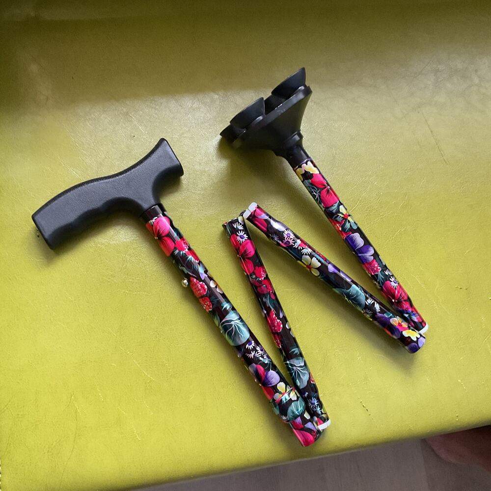 Floral Folding Cane for Women
